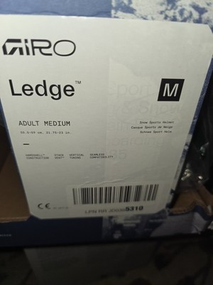 Giro Ledge Snow Helmet Matte Orange Adult Medium 55-59 Few Scratches
