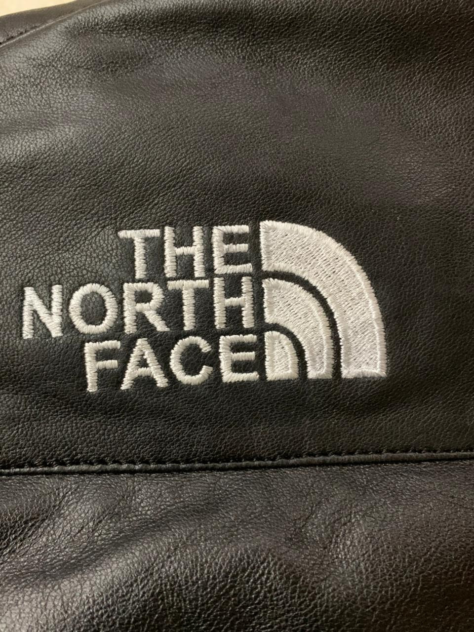 Men’s Nuptse Style Black Leather Puffer Jacket – Mountain Inspired Coat thumbnail 6