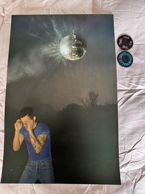 Harry Styles KATTDO Listening party Exclusive Poster And Pins | eBay