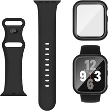 Soft Silicone Strap Compatible with Apple Watch Series 7 44mm