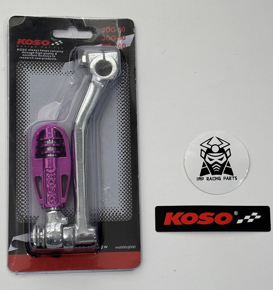 KOSO SCOOTER RACING KICK START LEVER STARTER YAMAHA JOG RSZ CHROME