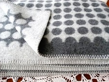 Luxuriöse, extra warme Wolldecke – Unikat Merinowolle+Kaschmir Extra Dick