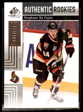 2011-12 SP Game Used Stephane Da Costa RC RC /699 #157