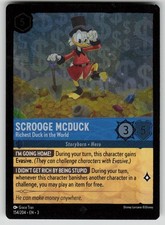 Scrooge McDuck Richest Duck in the World Foil Into the Inklands 154 Lorcana NM