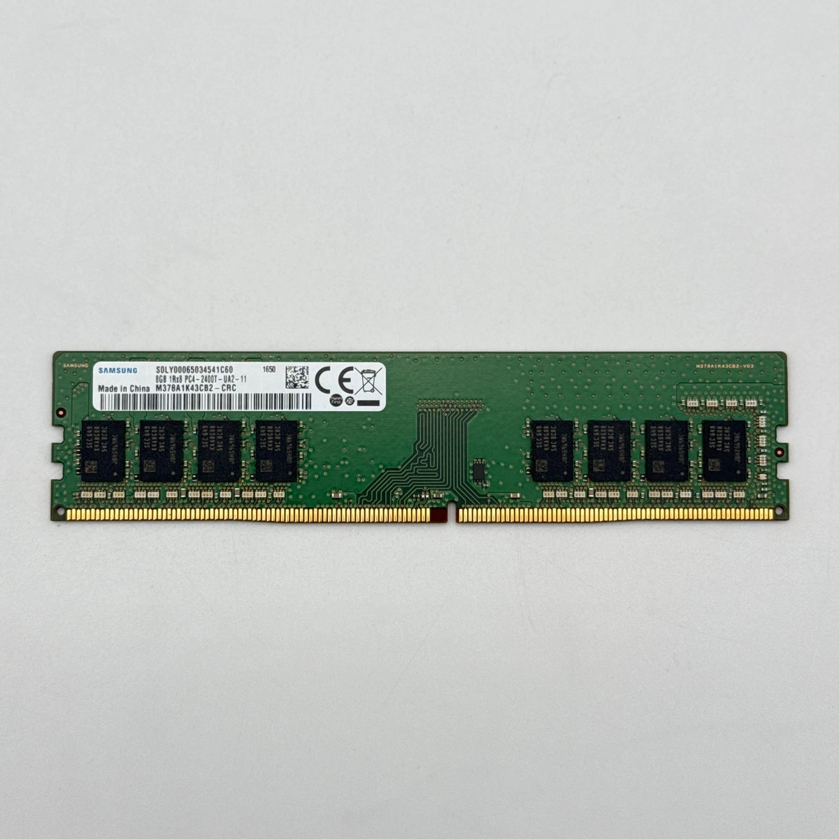 Samsung PC4-19200 (DDR4-2400) Bus Speed Computer RAM 8 GB Total