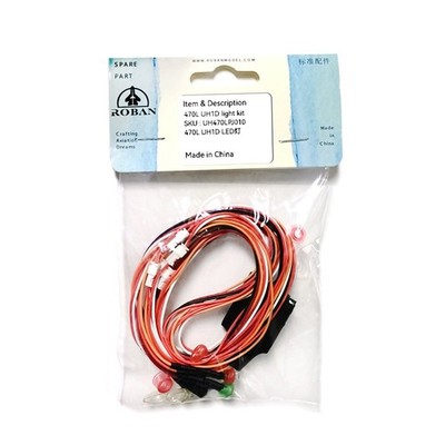8 Different Modes LED Simulation Flashing Lights for 470 500 550 600 Helicopter