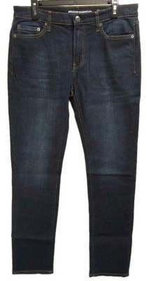 Amazon Essentials 33W×34L Blue Dark Wash Slim Mince Denim Jeans #M79