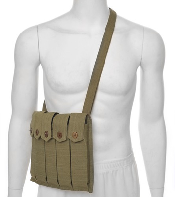 #ad WW2 Rigger Made 5 Cell Thompson Magazine Pouch with Shoulder Strap JTamp;L 1944 $29.99
