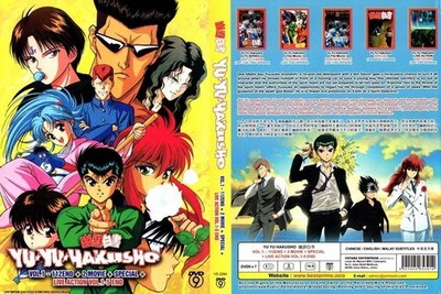Yu Yu Hakusho (1-112End+2 Movie+SP+Live Action) Complete Anime DVD