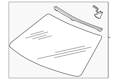 #ad #ad Genuine Audi Windshield 8V3 845 099 AQ NVB $518.72