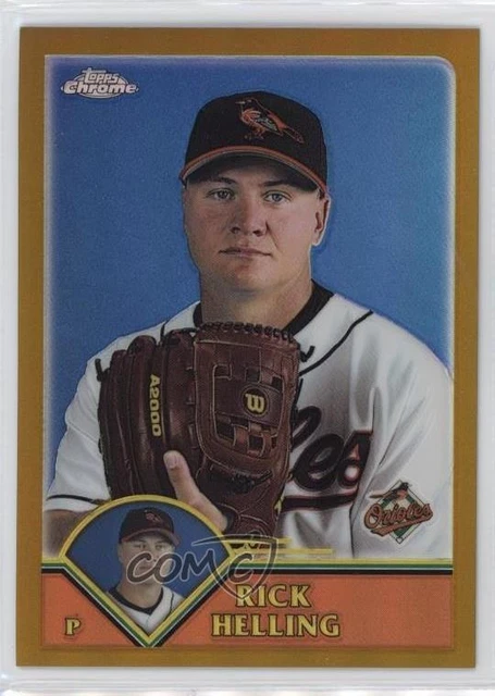 2003 Topps Chrome Gold Refractor 425/449 Rick Helling #401