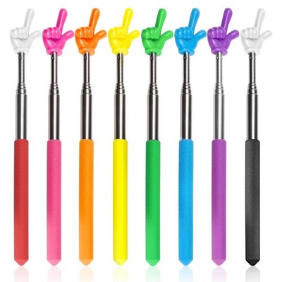 Bagentry 8 Pcs Teacher Pointer Stick for Classroom 7.8''/20 cm, 8 Colors 