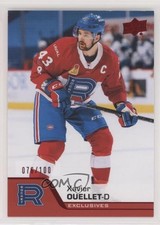 2020-21 Upper Deck AHL Exclusives 76/100 Xavier Ouellet #143 3vx