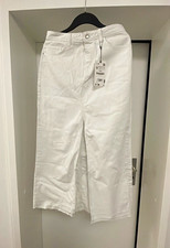 Zara Damen Rock Maxirock Weiß Denim Gr. M No...