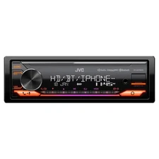 JVC KD-X470BHS Single DIN Bluetooth USB AUX SiriusXM Digital Media Car Receiver