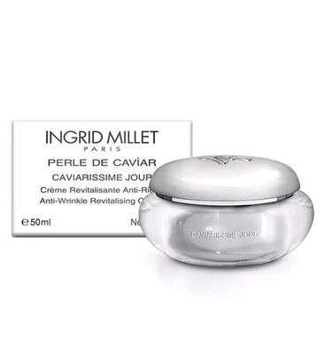 Ingrid Hirse Perle de Caviar Tagescreme 50ml Anti Falten Revitalisierend Neu in OVP