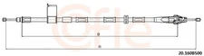 COFLE 92.20.160B500 Cable Pull, Parking Brake for Jeep