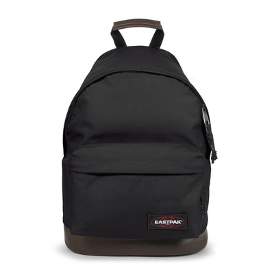 Eastpak Rucksack WYOMING Black 24L Leder-Unterseite Schule Büro Freizeit  Schwarz 325460181190