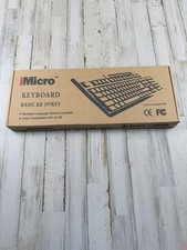 iMicro Basic 107 Key Keyboard USB KB-US819EB ...
