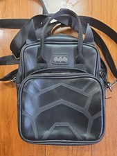 Mini Mochila Bolso Negro con Asas - Batman Armadura en Relieve Cartera de Mano NUEVO