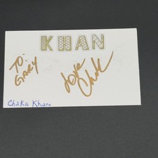 Chaka Khan Signed 3x5 Index Card - R&B Legend - TTM Authentic Autograph!