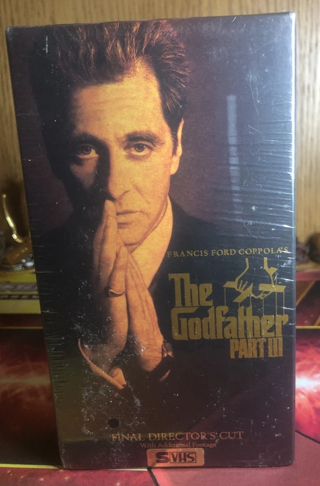 ‘The Godfather’ Part 1-3; Final Directors Cut w/ Additional Footage! 1991 S.VHS - Image 3 of 4