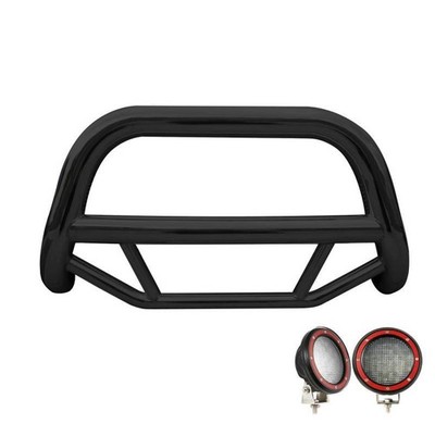 Black Horse Max Bull Bar Kit BK Fit 2003-2008 Honda Pilot