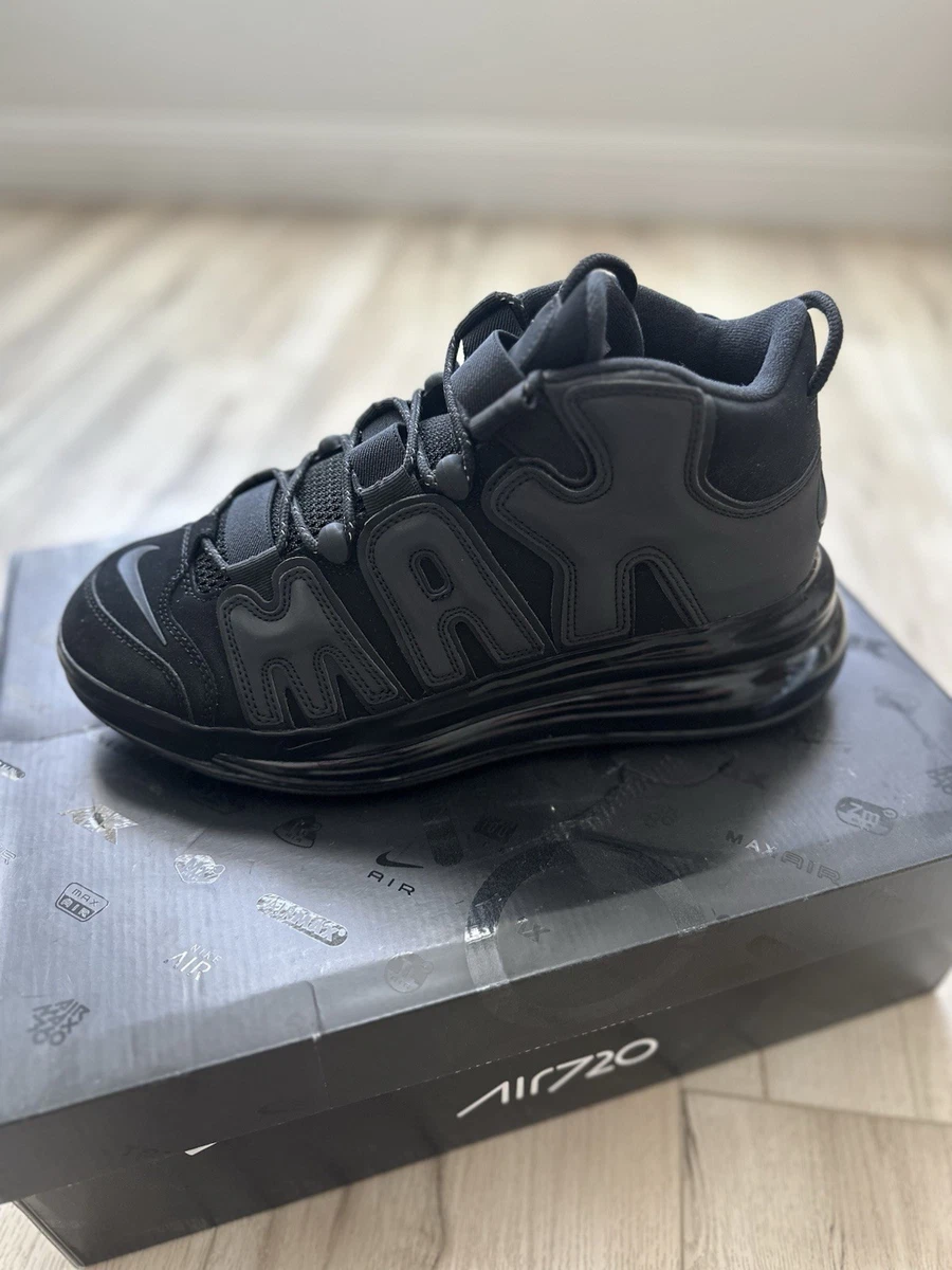 Preços baixos em Nike Air More Uptempo 720 QS Triple Black | eBay