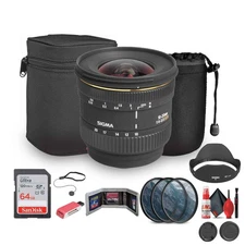 Sigma 10-20mm f/4-5.6D EX DC Lens for Sony A Bundle