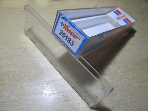 Leere Spur N - OVP , ROCO   25183 , Schiebewandwagen "Ovomaltine" Hbils-vy , SBB | Condition: Gebraucht