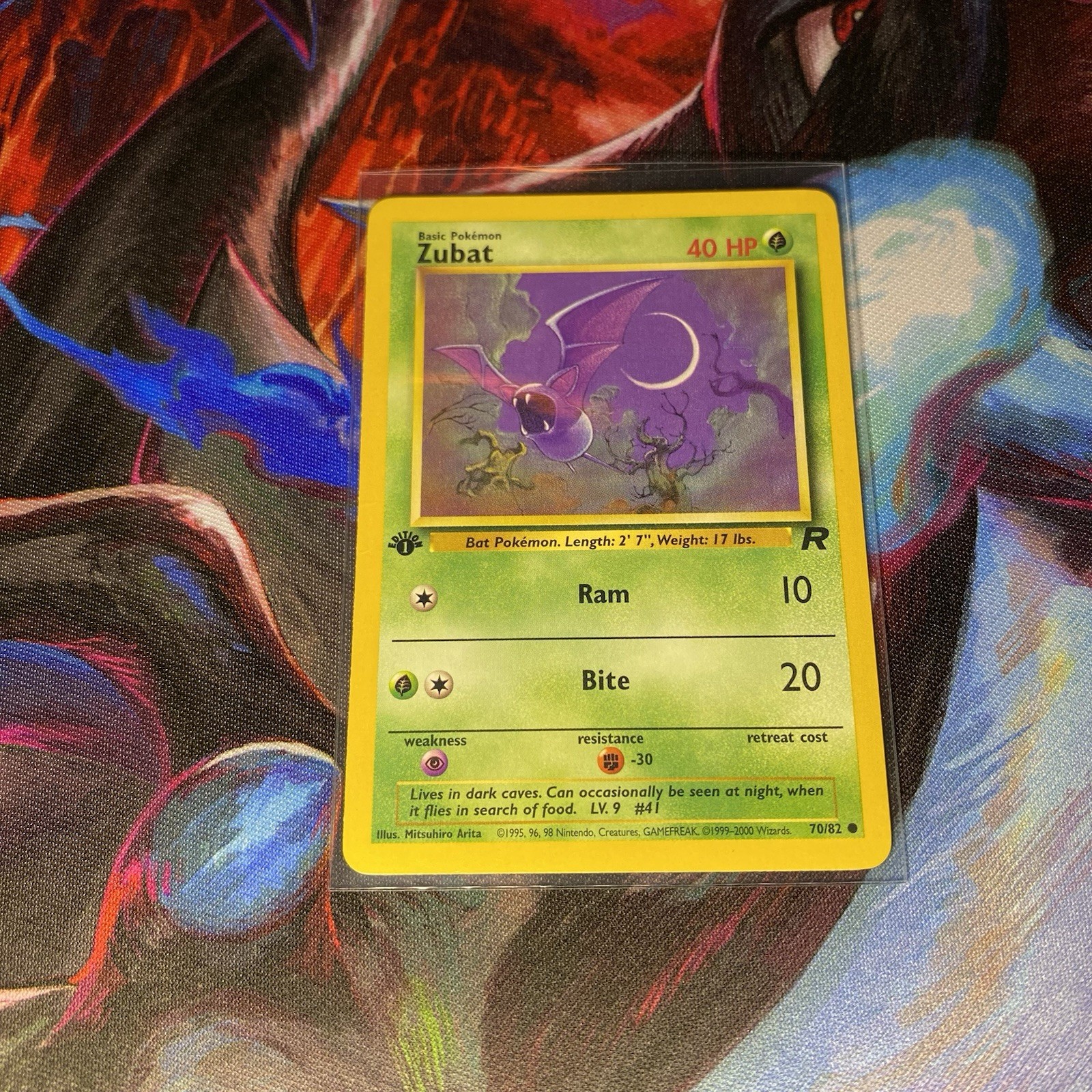 Zubat 1st Edition Team Rocket Pokemon Single NM 70/82