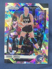 2024 WNBA Prizm #123 Dorka Juhasz Cracked Ice Parallel Minnesota Lynx