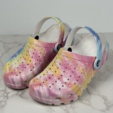 Skechers Foamies Peace Out Women's Clogs Sandals Size 6 Tie Dye Slip On