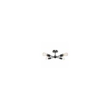 Globe Electric 66008 Vane 4-Light Ceiling Fixture, Semi-Flush Mount, Matte Black