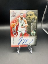 2025-26 Topps Signature Jayson Tatum cromo Boston Celtics automático VCC-JT #23/25