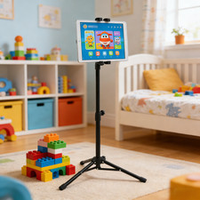 Strong Floor Bed Stand Tripod Mount Holder for Phone IPAD Pro 4.5 -12.9 Tablet