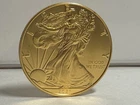 2021 Gold Gilded ASE 1 oz. 999 Fine Silver - INCREDIBLY BEAUTIFUL!!
