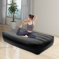 BBL Mattress With Hole Inflatable Recovery BBL Bed Black After Surgery For Sleep