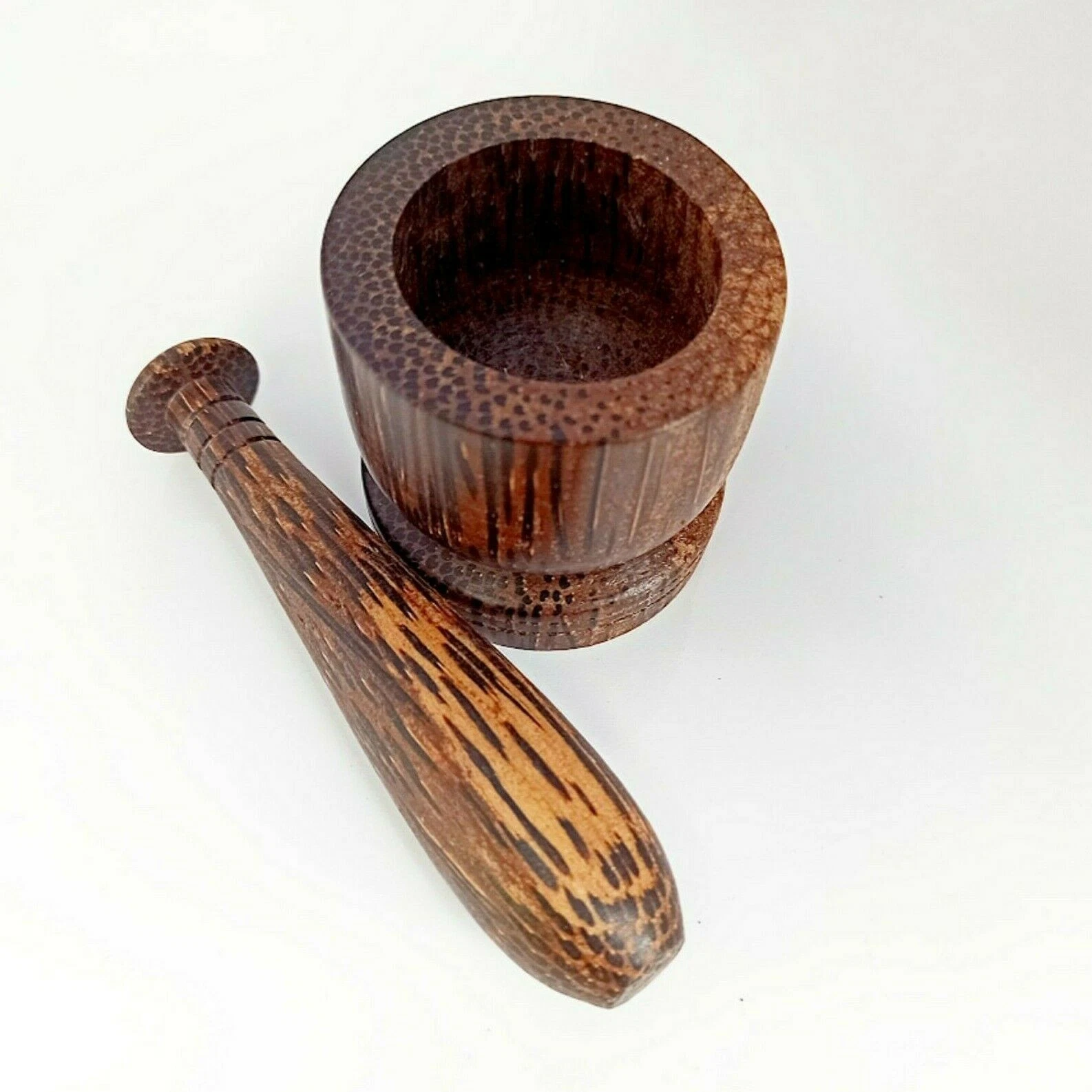 Kithul Wooden Mini wangediya Spices & Herbal Grinder Women's Traditional Cooking