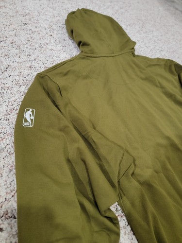 Nike Dri-FIT Milwaukee Bucks Standard Issue NBA Hoodie FB6063-368 Mens Size XL - Picture 13 of 14