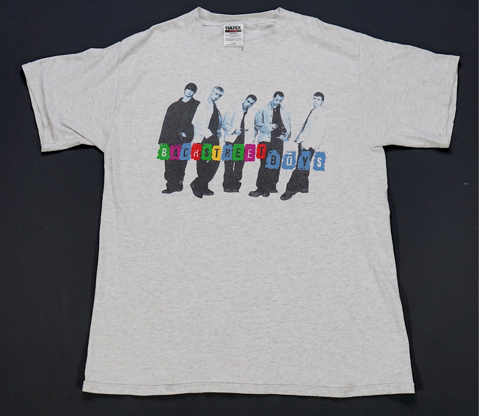 Rare Vintage Backstreet Boys Letters 1998 Tour T Shir… - Gem