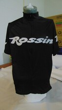 MAGLIA BICI ROSSIN NERA ROSSIN MAGLIA ITALIANA TAGLIA L ACCIAIO BICI DA STRADA VINTAGE