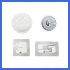 100PCS 13.56MHZ MF 1K S50  ISO14443A adhesive Tag/Label/Sticker/Wet Inlay