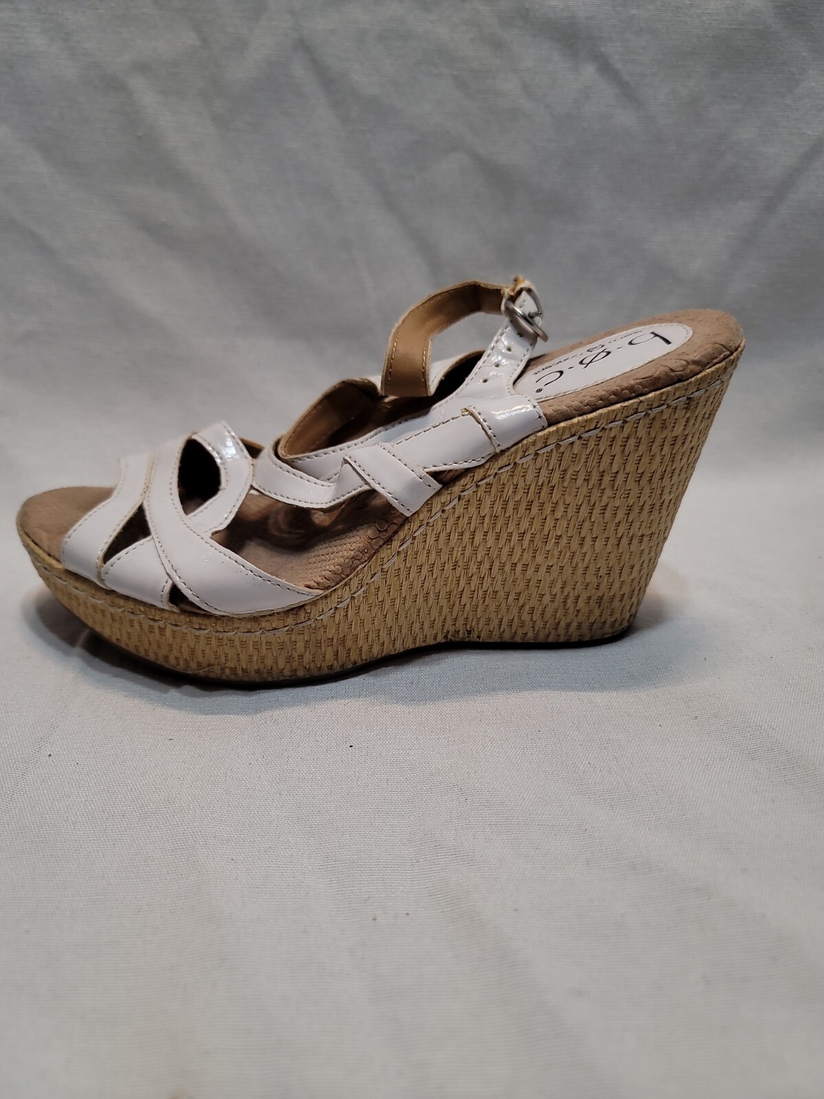 born strappy wedge sandals