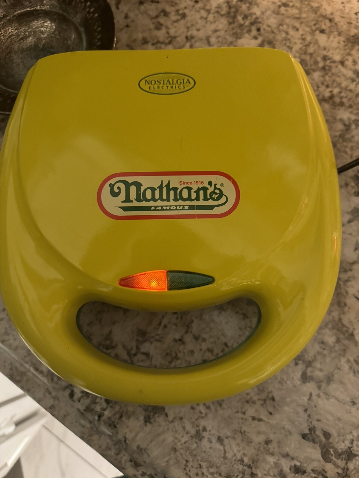 Nostalgia Electrics Nathan's Famous Hot Dogs Non-Stick Pigs in a Blanket Maker