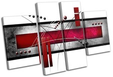 Modern Geometric Abstract MULTI CANVAS WALL ART Picture Print VA