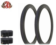 2 ALTA BICYCLE WIRE BEAD 26 x 2 x 1-3/4 S7 BLACK SCHWINN DIAMOND TIRES w/TUBEs