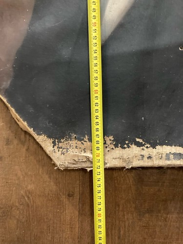 Peinture Huile Sur Toile Portrait Homme Moustache 1890 Durand A Identifier Art - Photo 12/12