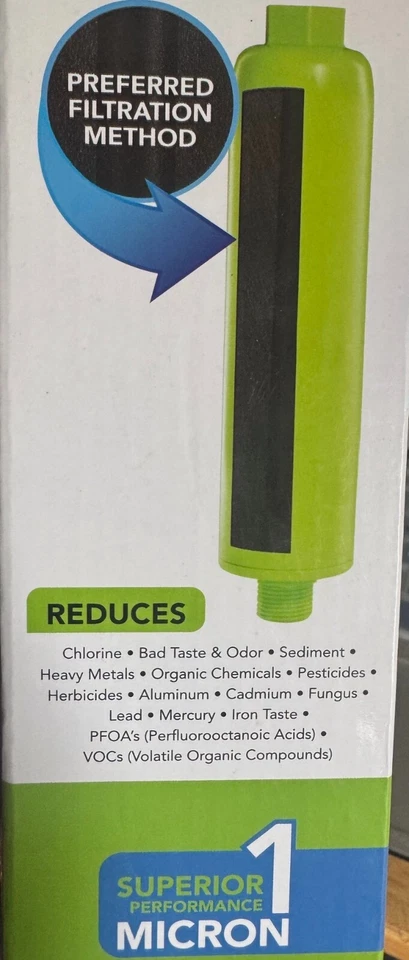 Clear2O RV and Marine Inline Water Filter - 1 Micron Solid Carbon Block  CRV2006 - Image 2 of 3