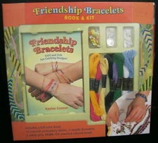 FRIENDSHIP BRACELETS  BOOK & KIT  INCLUDES FULL COLOR BOOK & BEADS, YARN & MORE!